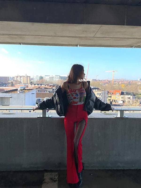 Flarix - Wholesale Pants - Women's - women polyester high rise waist flared trousers8