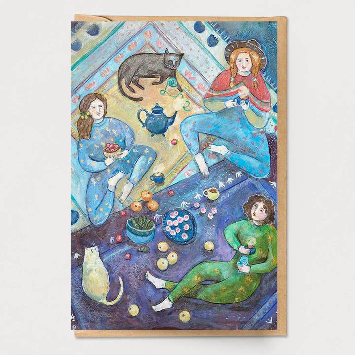 Cartão de piquenique de colcha por atacado de Ingrid Press