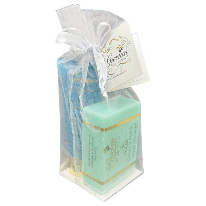 The Grecian Soap Company - Wholesale Bath & body set - Goat Milk Lotion Gift Set | Organic Soap & Lotion7