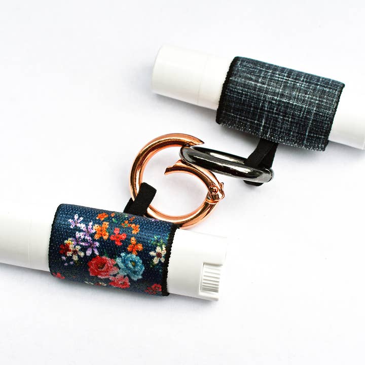 YAY NOVELTY – Engroshandel Æske/holder til læbepomade – Stilfuld læbepomade holder nøglering-solsikke