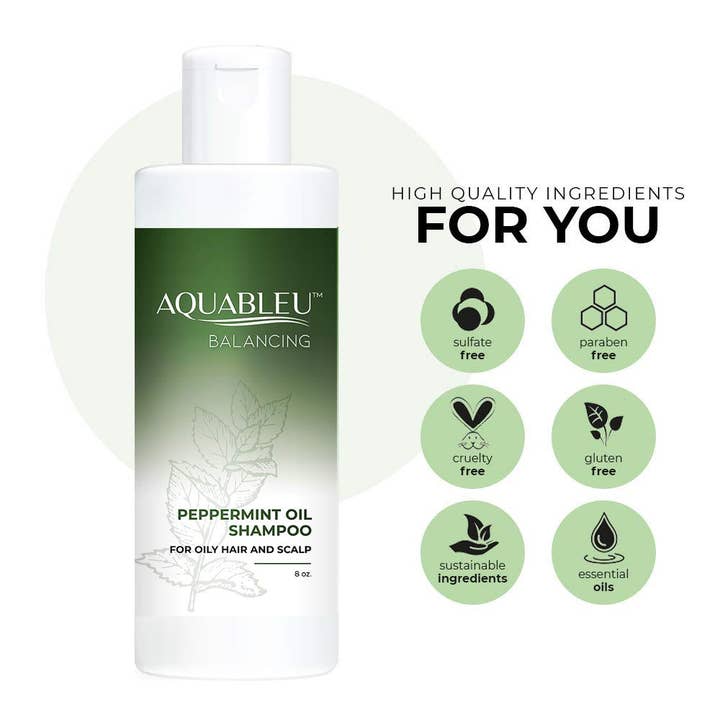 Aquableu - Wholesale Shampoo - Pepermuntolie Shampoo 8oz3