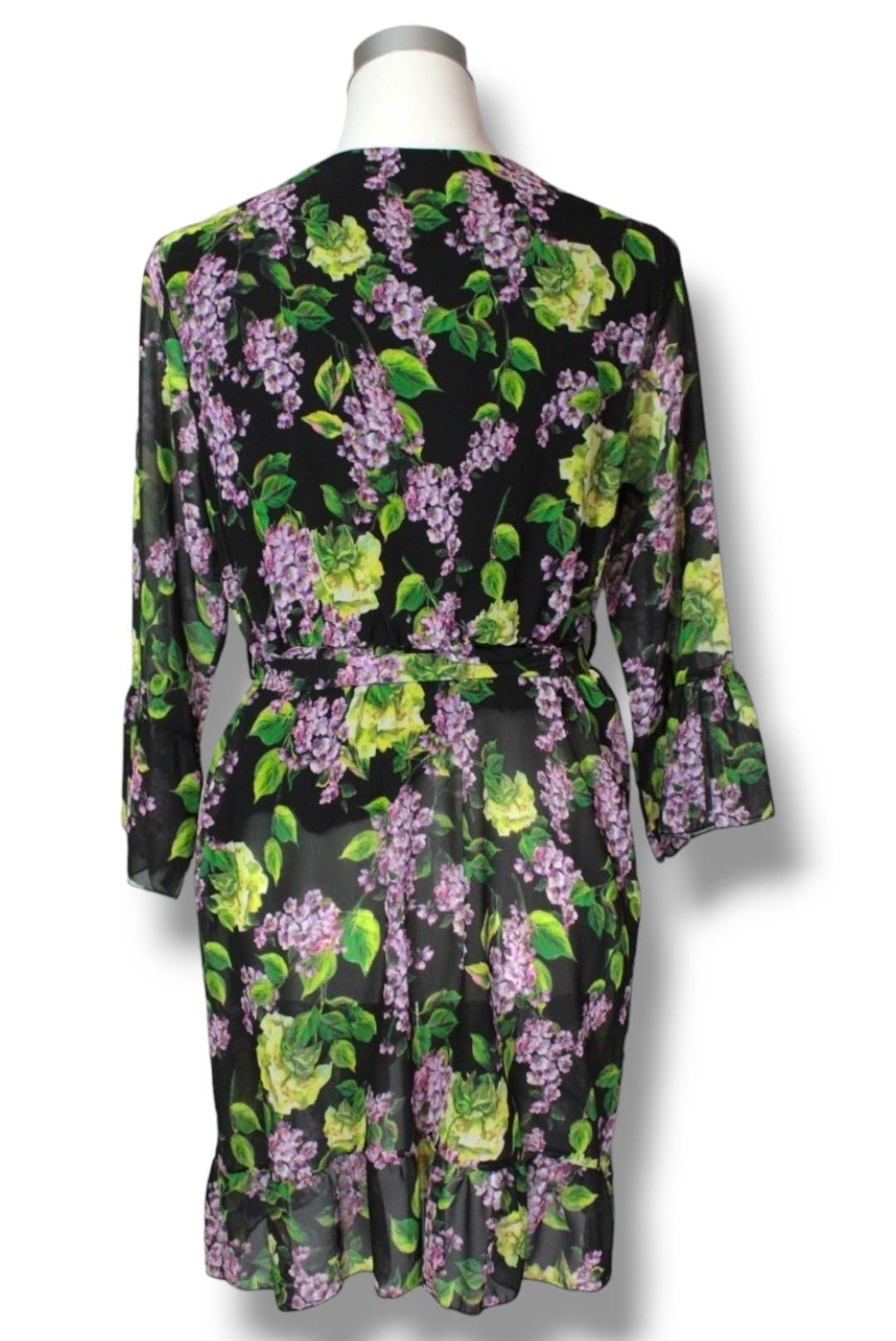 NINEF – Vestido - Mulher por atacado – Vestido Envelope Vibrant Meadow com Estampa Floral16