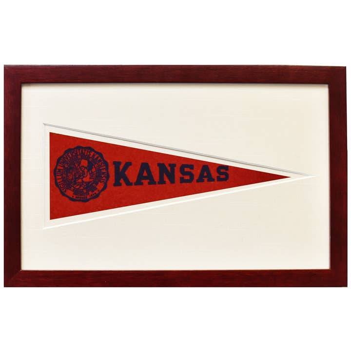 Vintage University of Kansas Hormel Pennant for wholesale by The Just Brand