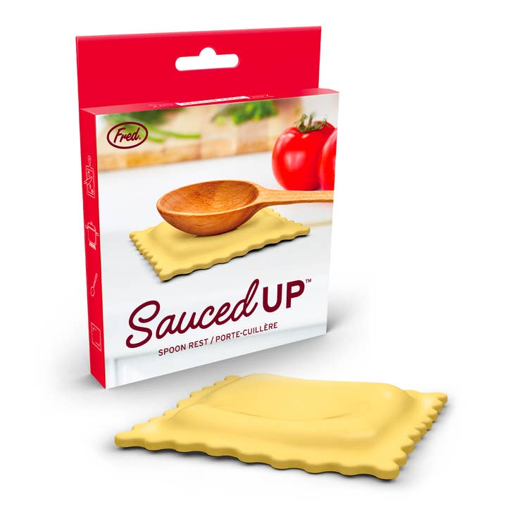 Fred & Friends - Wholesale Spoon Rest - Sauced Up - Ravioli Spoon Rest