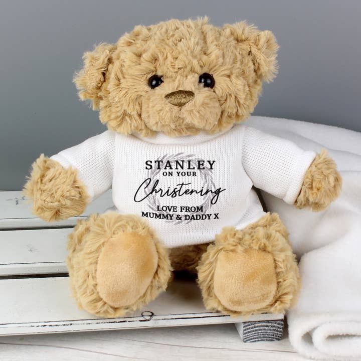 Personalised 'Truly Blessed' Teddy Bear for wholesale by Simply Canvas Art