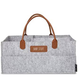 DesignStyles Home - Wholesale Diaper Caddy - Baby - Rae Dunn Baby Diaper Caddy Organizer with 7 Compartments