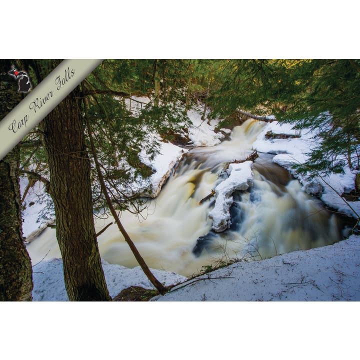 Carp River Falls | Postkort - Vinterscene for engroshandel hos Phil Stagg Photography