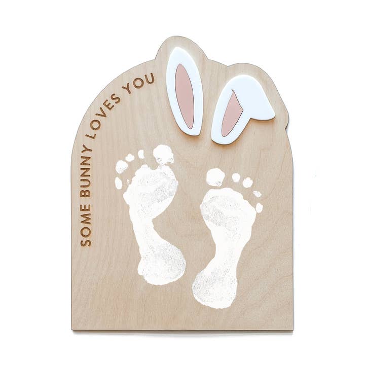 DIY Bunny Footprint, First Easter Keepsake for wholesale by 97 Design Co.