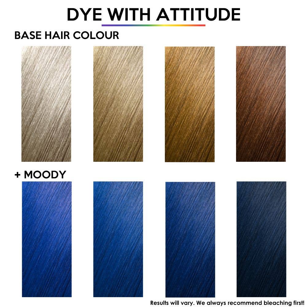 Attitude Hair Dye - Wholesale Hair Dye - Moody Blue Hair Dye - Vegan, cruelty-free2
