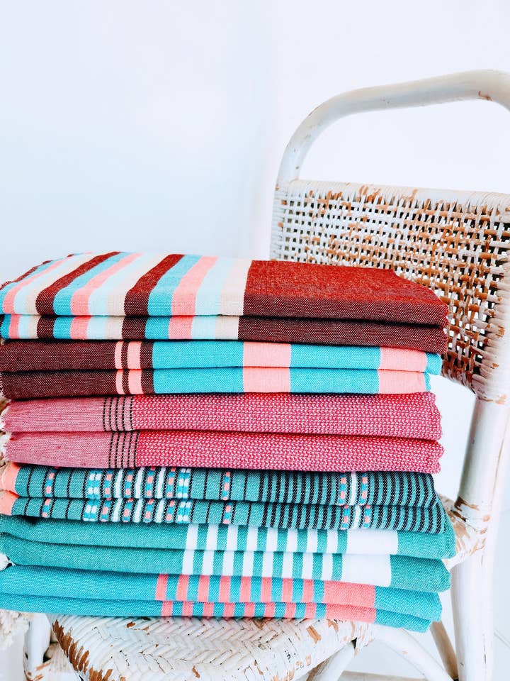 12 Beach towel / Sarong single size set - Talum for wholesale by wonderfouta