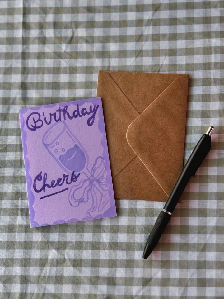 Fødselsdagsjubel Hilsen Kort for engroshandel hos Itzy Bitzy Art Shop