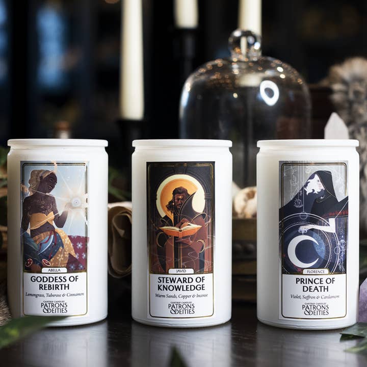 Cantrip Candles - Wholesale Jar/Filled Candle - Patrons & Deities Variety Crate (Discounted candle rate)
