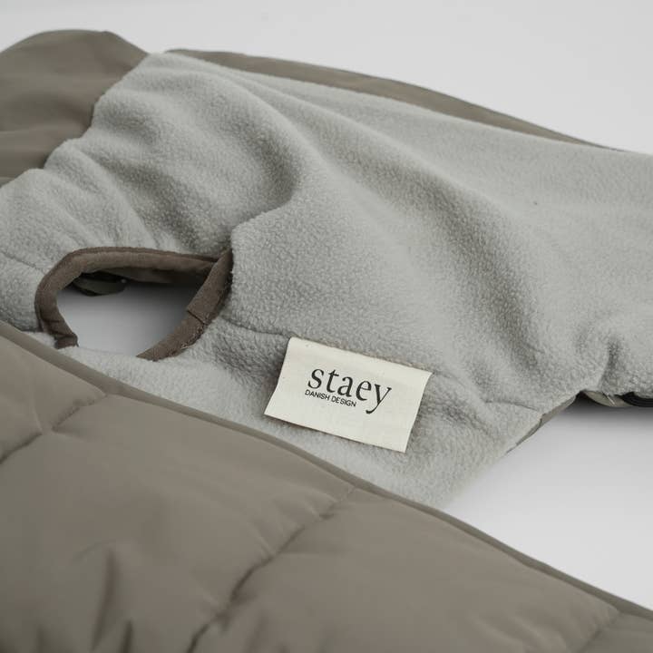 Staey - Wholesale Pet Coat - Dog - Vera Dog Coat with Harness | Sage5