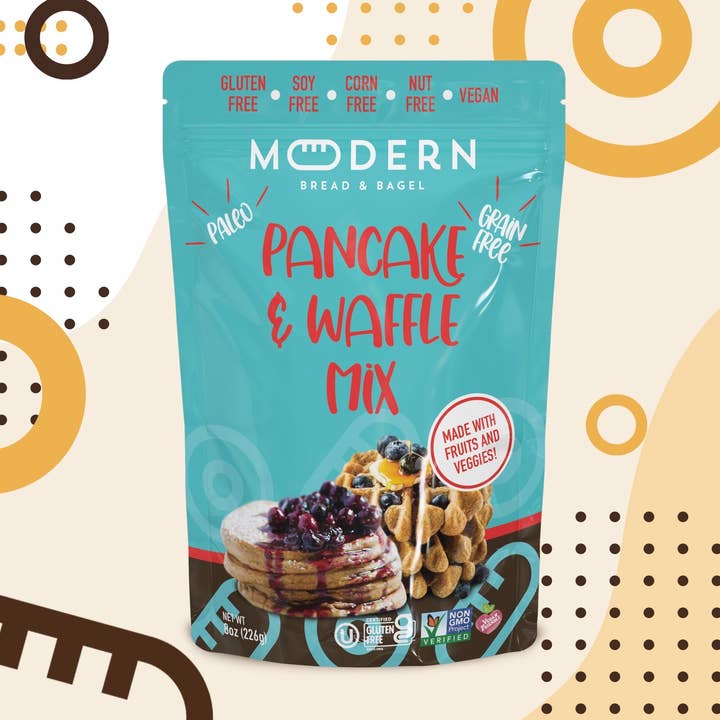 Miscela moderna per pancake e waffle per pane e bagel, senza cereali e glutine per la vendita all'ingrosso da parte di Blends By Orly