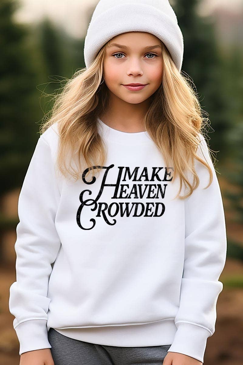 COLORBEAR - Vendita all'ingrosso Maglietta - Bambini - Felpa Grafica per Bambini "Riempi il Paradiso"0