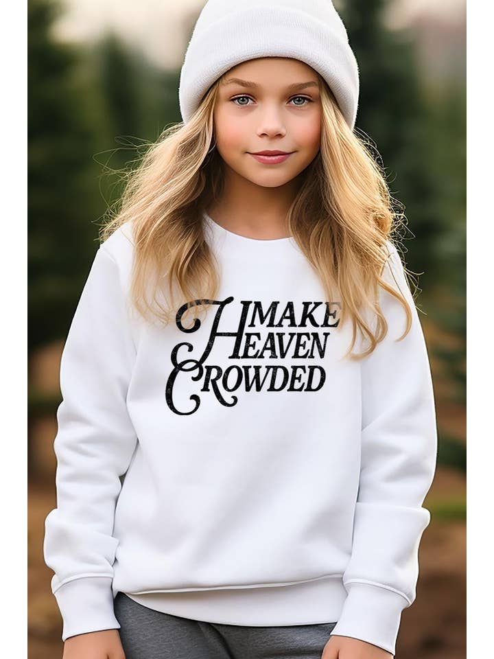 COLORBEAR - Wholesale T-Shirt - Kids - Make Heaven Crowded Kids Graphic Sweatshirt