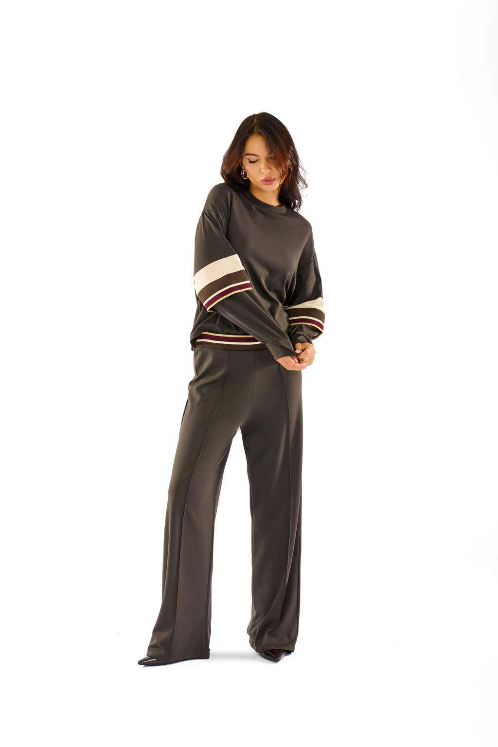 Maure Sweat-shirt détails lignes en vente sur Faire1