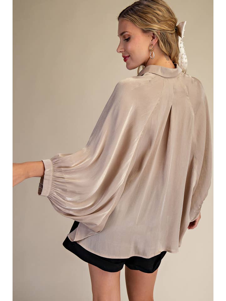 Glam - Wholesale Button Down Shirt - Women's - Button Front Shirt7