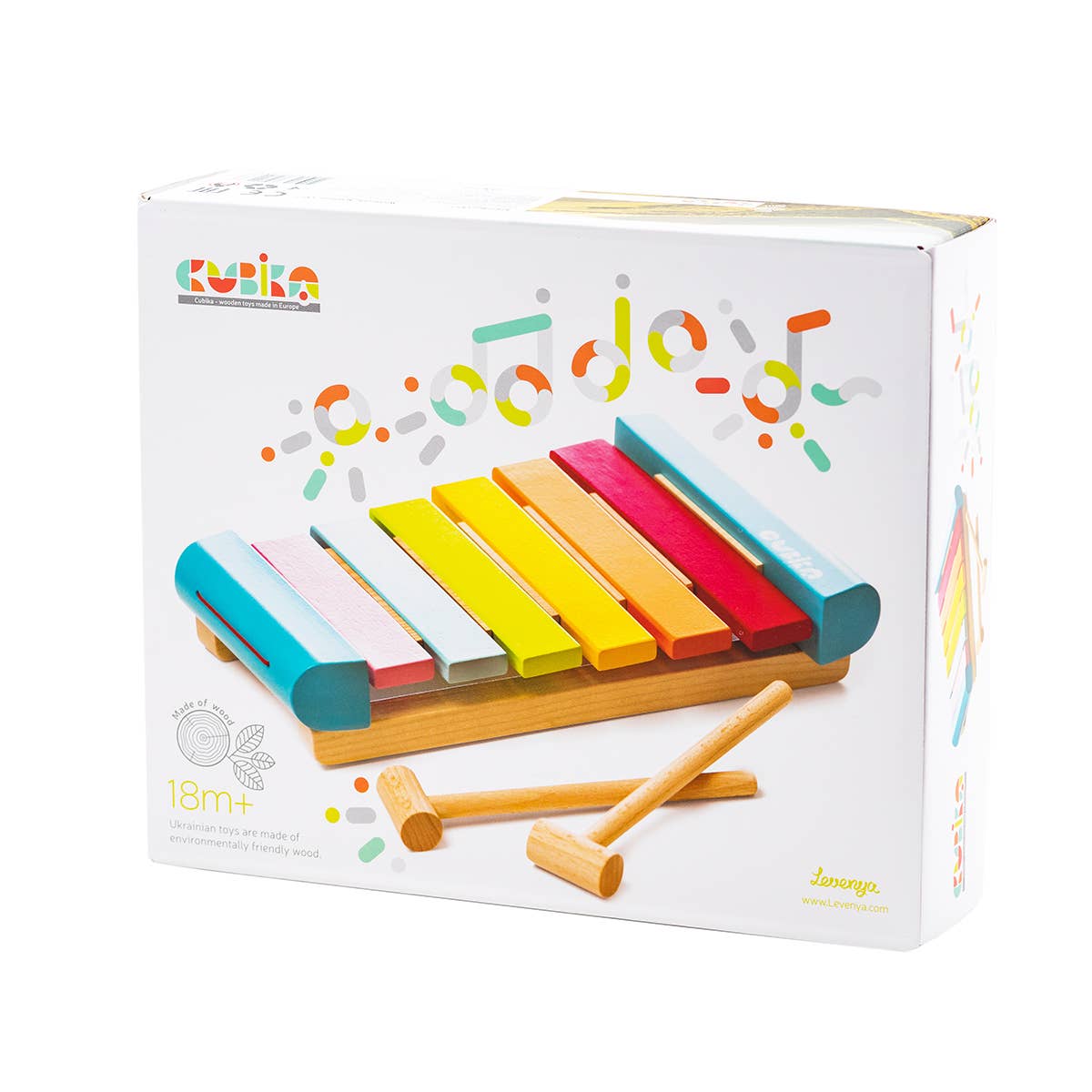 Toysmith - Wholesale Musical Toy - Kids & Baby - Cubika Wooden Toy Xylophone