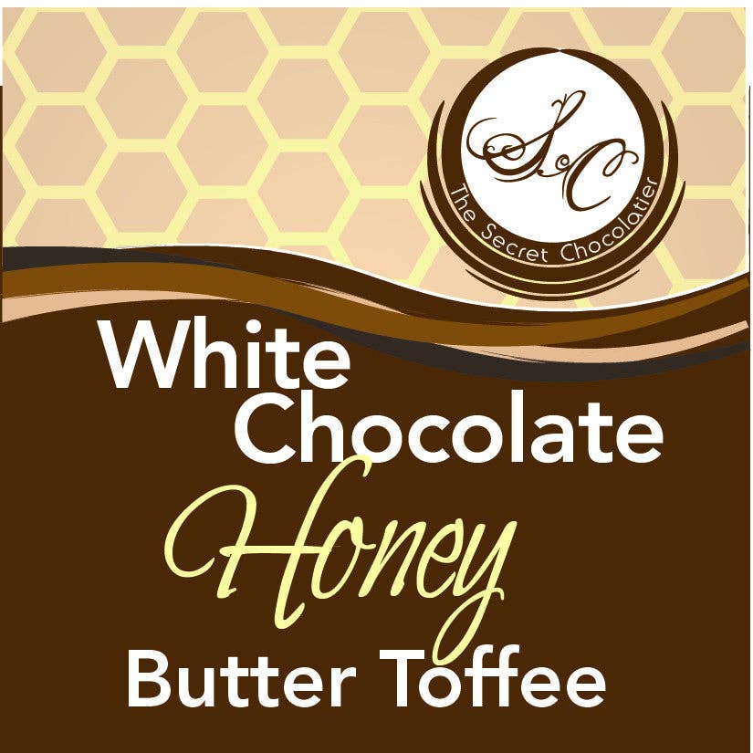 The Secret Chocolatier - Wholesale Toffee - White Chocolate Cloister Honey Toffee1