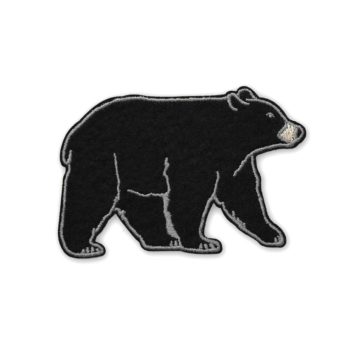 Adventure Booty - Wholesale Patch - Black Bear Felt Patch0