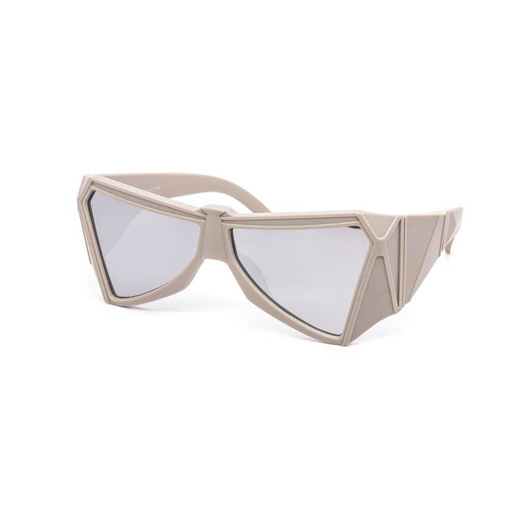Still Friday - Wholesale Sunglasses - Unisex - Oversized Cyberpunk Super Triangle Sunglasses8