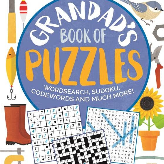 Microcosm Publishing & Distribution – wholesale Puzzle – Adult – Grandad's Book of Puzzles: Crosswords, Sudoku, Wordsearch0