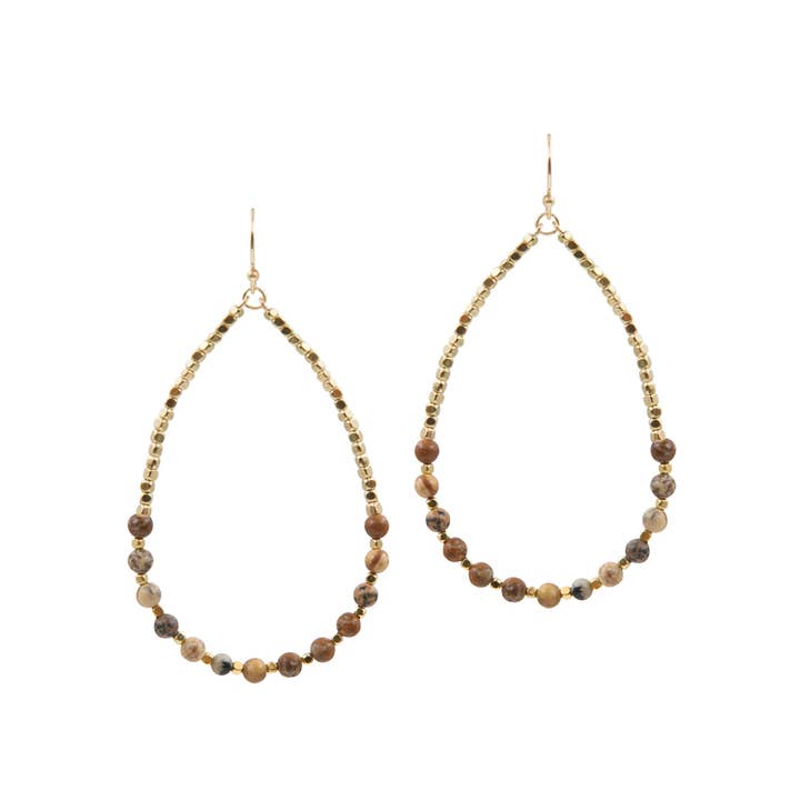 Meghan Browne Style - Wholesale Dangle Earrings - PAM JASPER