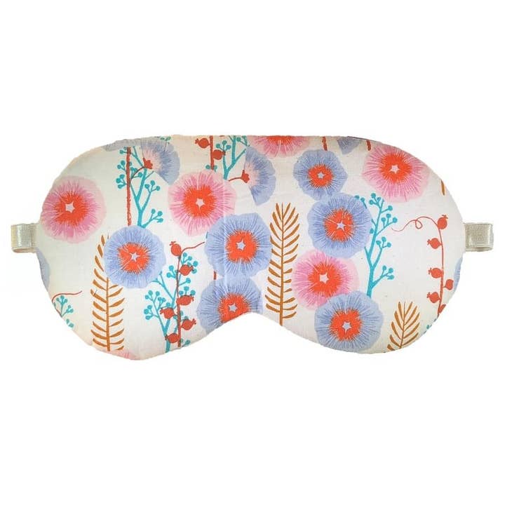 Hollyhock - weighted Crystal Sleep Mask for wholesale by Sleep Crystals