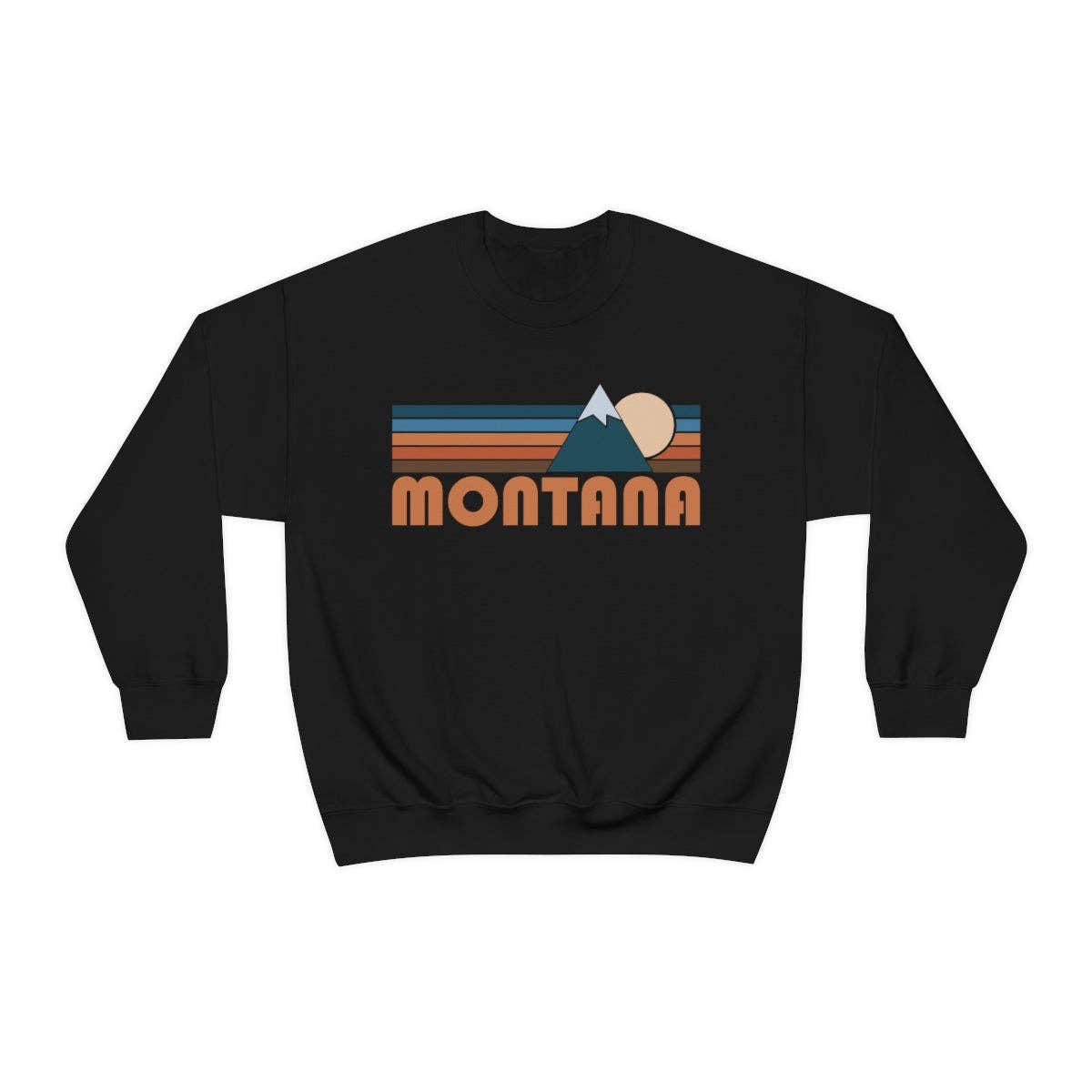 Hey Mountains - Wholesale Graphic Sweatshirt - Women's - Montana Sweatshirt - Retro Mountain Unisex3