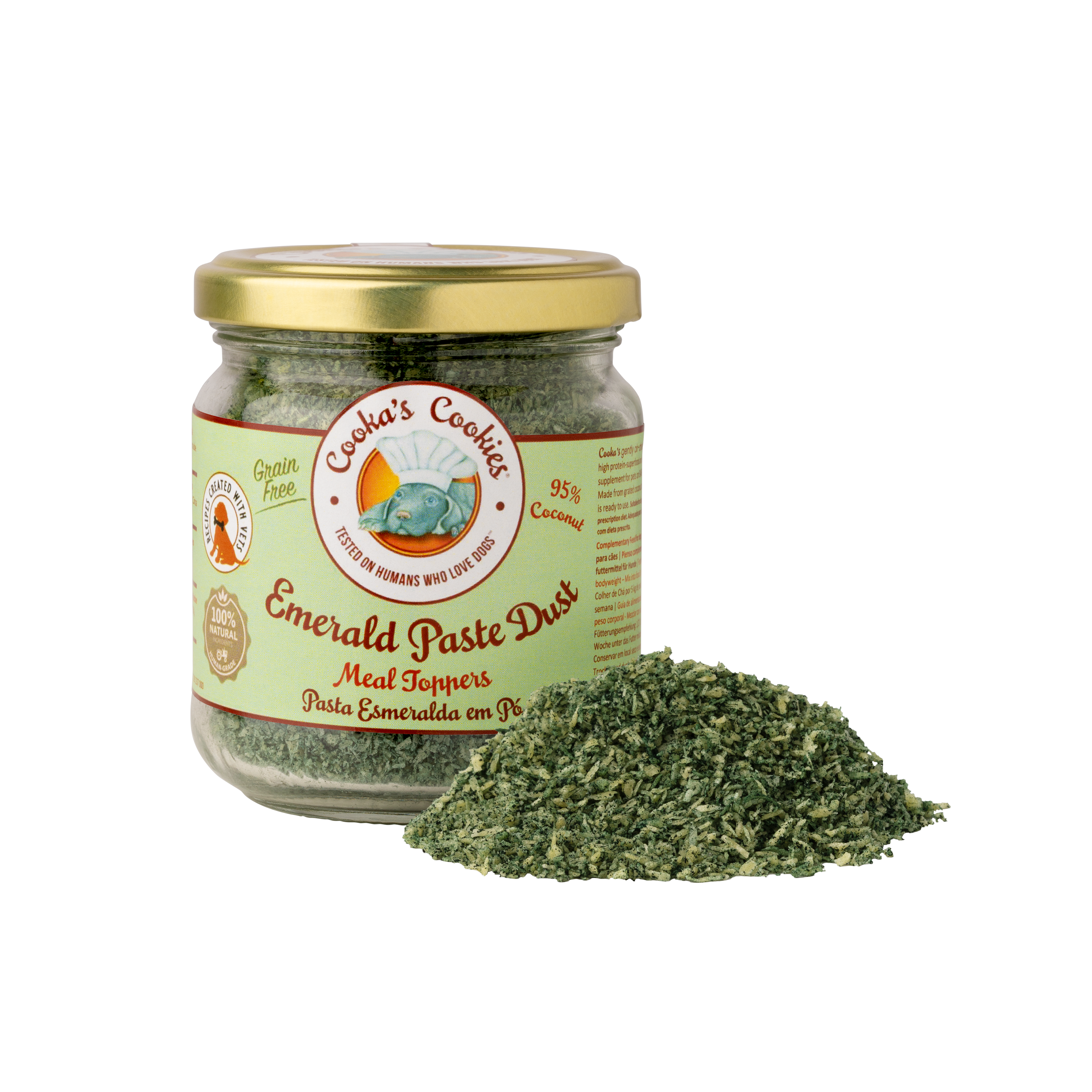 Cooka's Cookies – wholesale Husdjursfoder – Hund – Emerald Paste - Magiskt Måltidstillskott för Katter och Hundar1