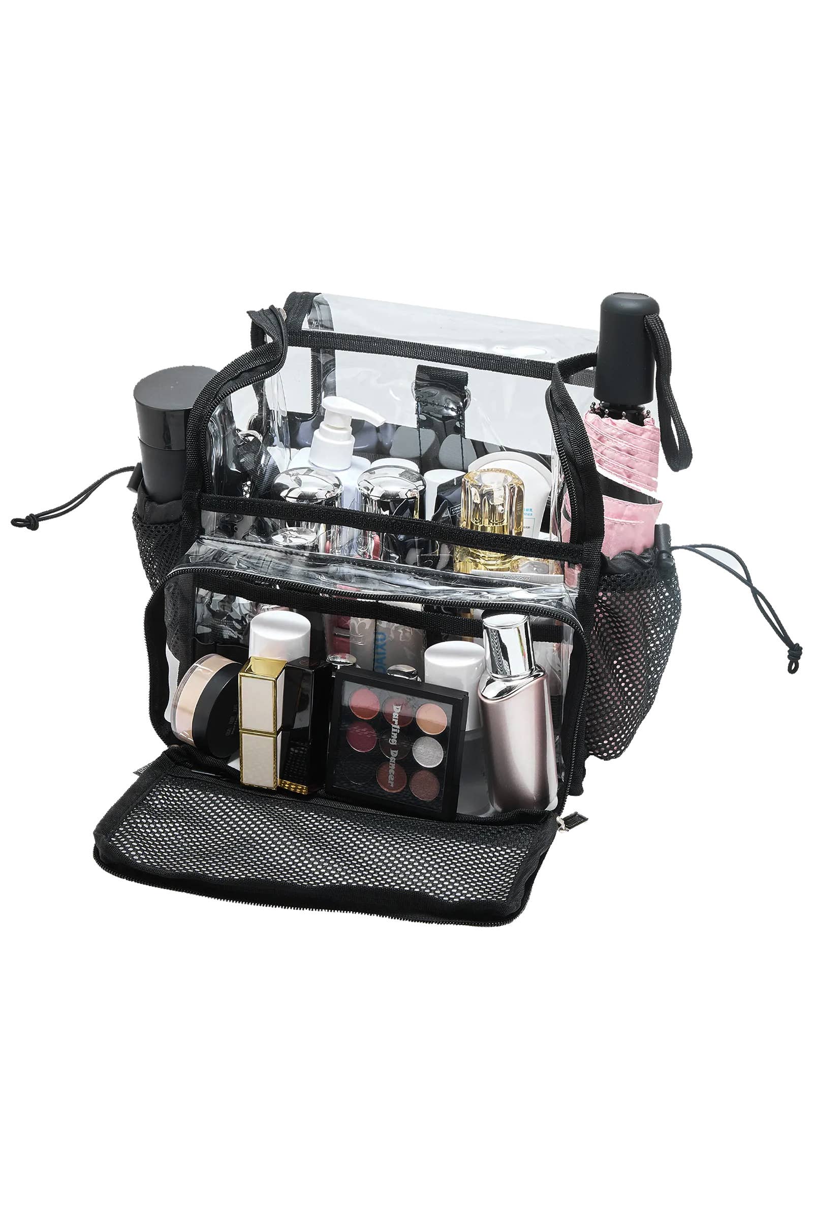 As Shown Large Clear Unstructured Crossbody Makeup Artist Bag for wholesale on Faire4