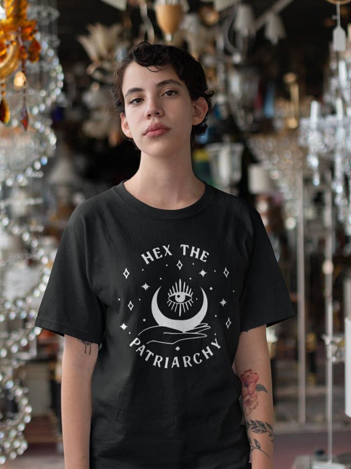 Hex The Patriarchy Tee, Female Activist Shirt for wholesale by Wickedly Divine Shop