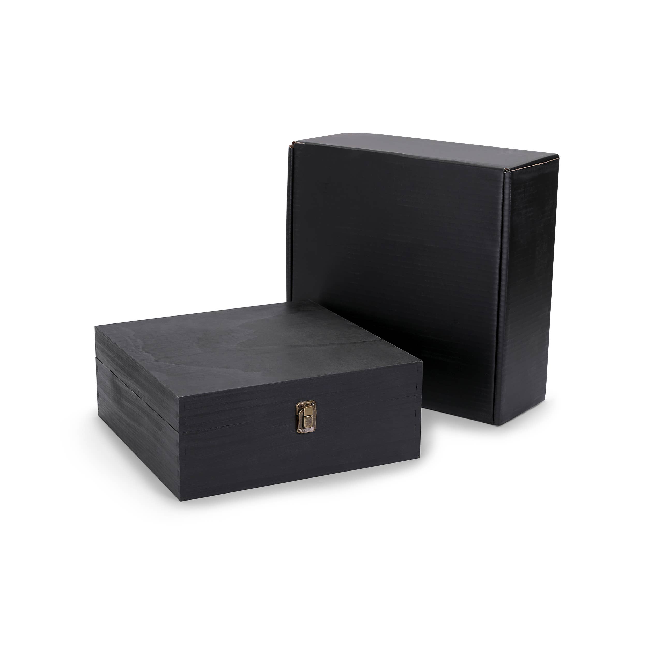 MakerFlo – wholesale Decorative box – Makerflo Medium Wood Memory Box, Ideal for - Laser Engraving1