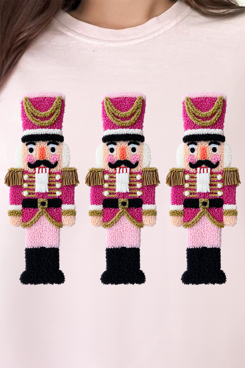 Wholesale Accessory Market - Wholesale Sublimation Transfer - Faux Yarn Holiday Guard Nutcracker Ready To Press DTF Transfer1