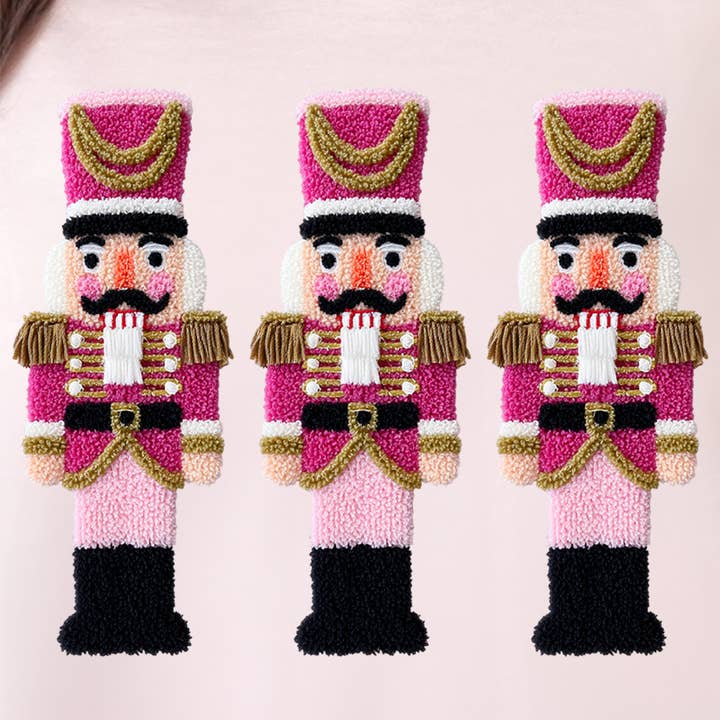 Wholesale Accessory Market - Wholesale Sublimation Transfer - Faux Yarn Holiday Guard Nutcracker Ready To Press DTF Transfer1