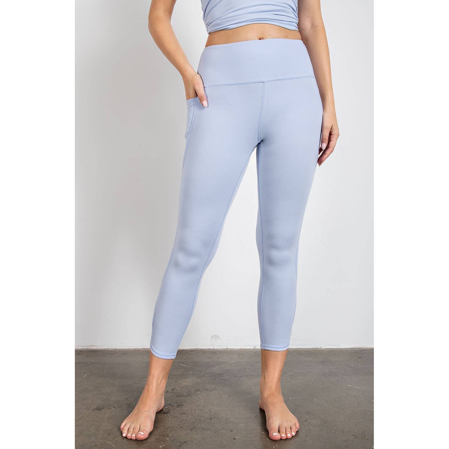Rae Mode - Wholesale Athletic/Lounge Leggings - Women's - BUTTER HIGH RISE CROPPED YOGA LEGGINGS6