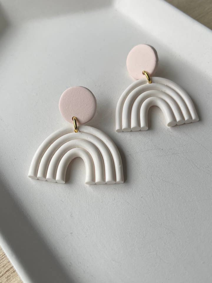 Boho Rainbows | Handgemachte Fimo-Ohrringe für den Großhandel von LivCreated