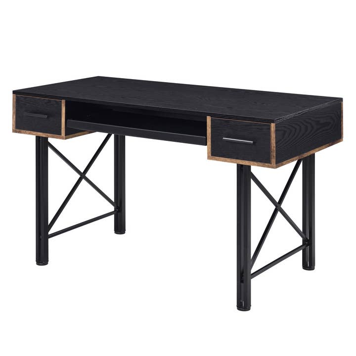 47" Black Computer Desk With Two Drawers and other Purchase wholesale computer desk. Free returns & net 60 terms on Faire trending on Faire.