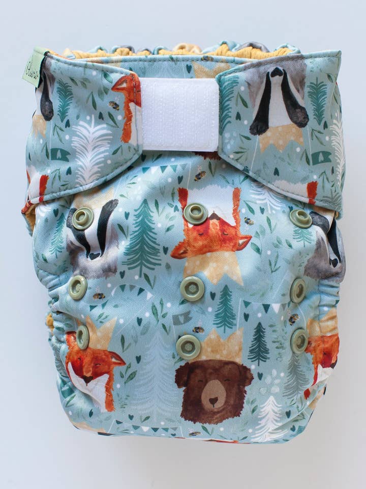 Pañal Estrecho Olivia Velcro V2 Forest Kings para venta al por mayor de Olivia Diapers