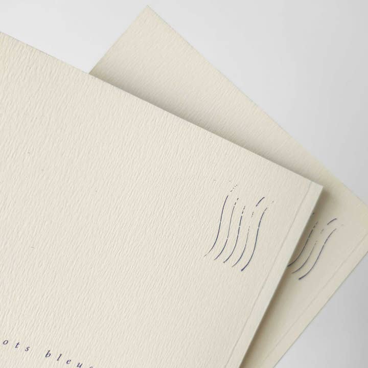 Poesie Française - Wholesale Notebook - Gradebook The Blue Words3