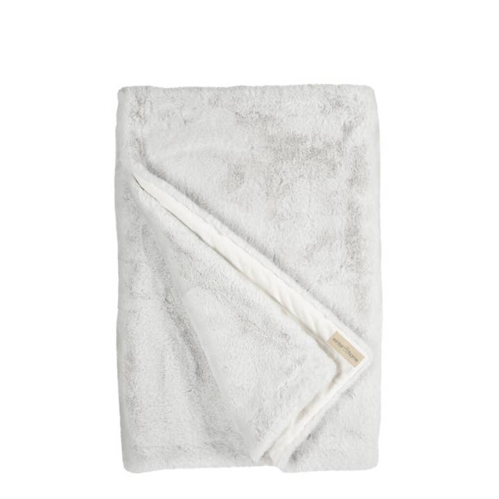 Winterhome – Engroshandel Tæppe – Winterhome plaid imiteret pels Guanaco dust 140x200cm