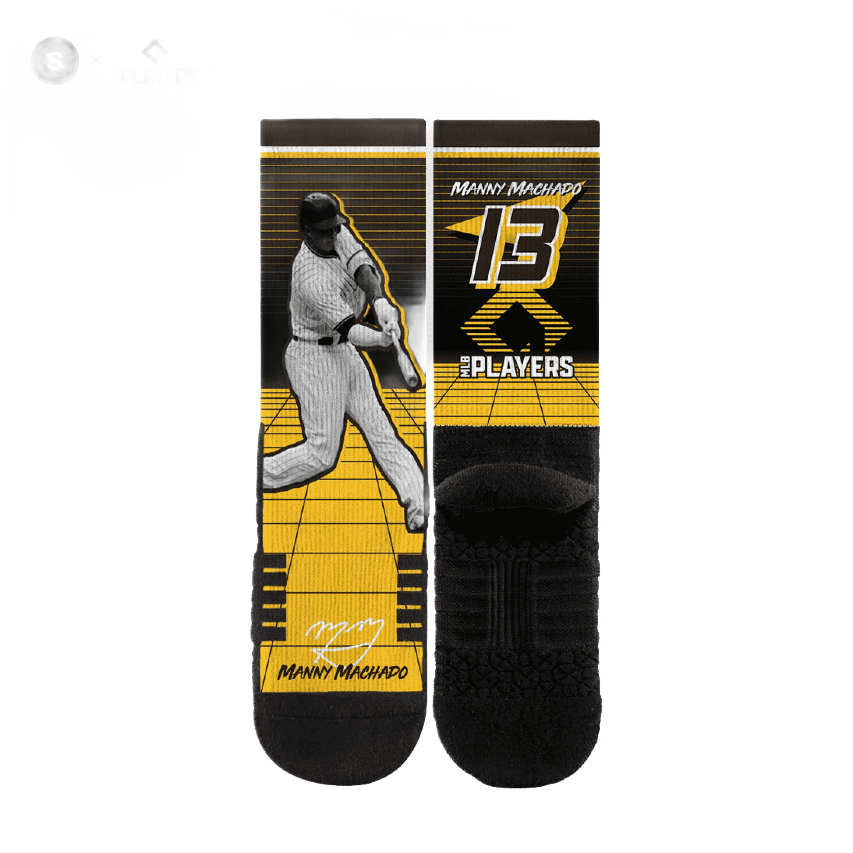 Strideline - Wholesale Socks - Unisex - Manny Machado | Premium Crew | MLBPA0