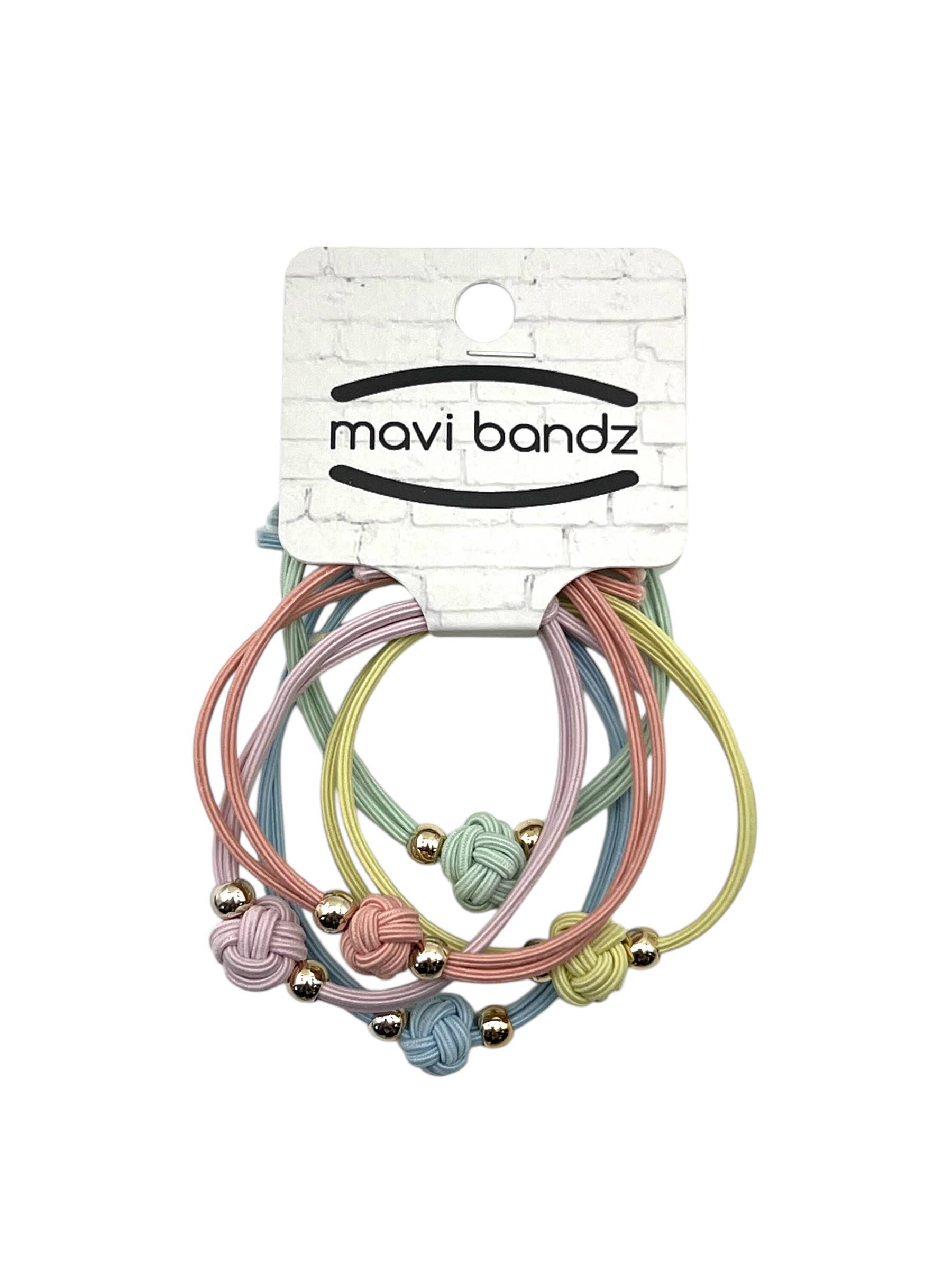Mavi Bandz - Wholesale Hair Tie - Knot Bracelet Hair Tie Stack Accessories Pony Tail2