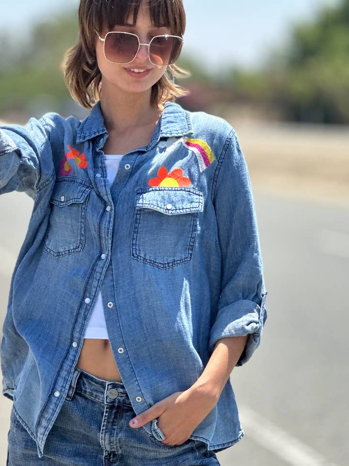 Peace & Love Shirt for wholesale by WASH LAB