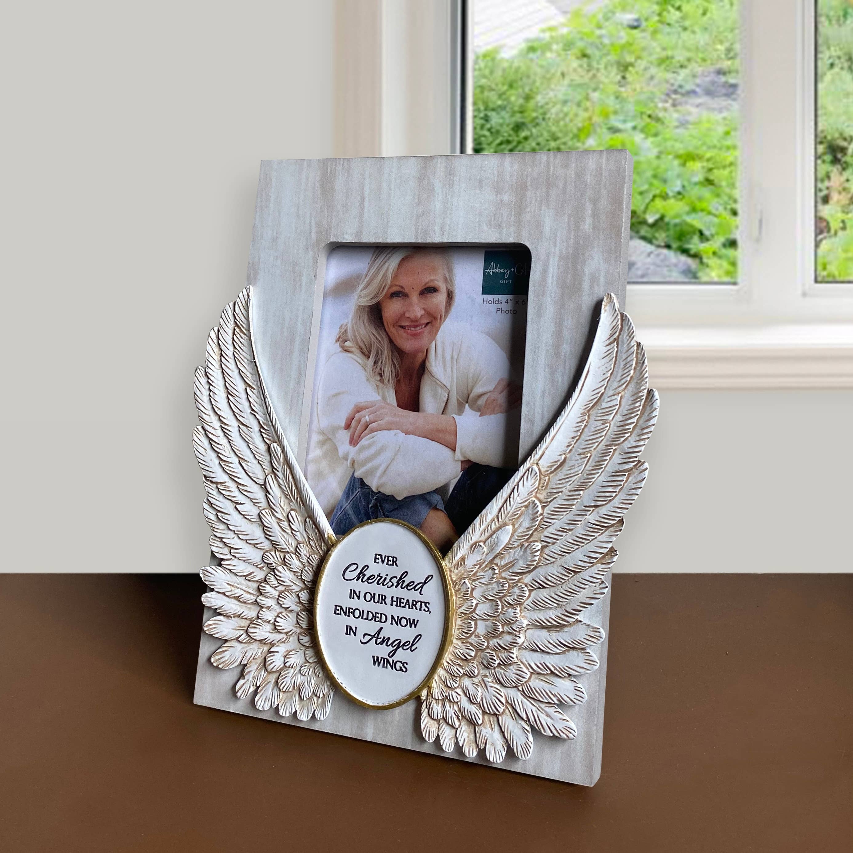 Abbey + CA Gift - Vendita all'ingrosso Cornice portafoto - Cornice commemorativa Angel Wings2