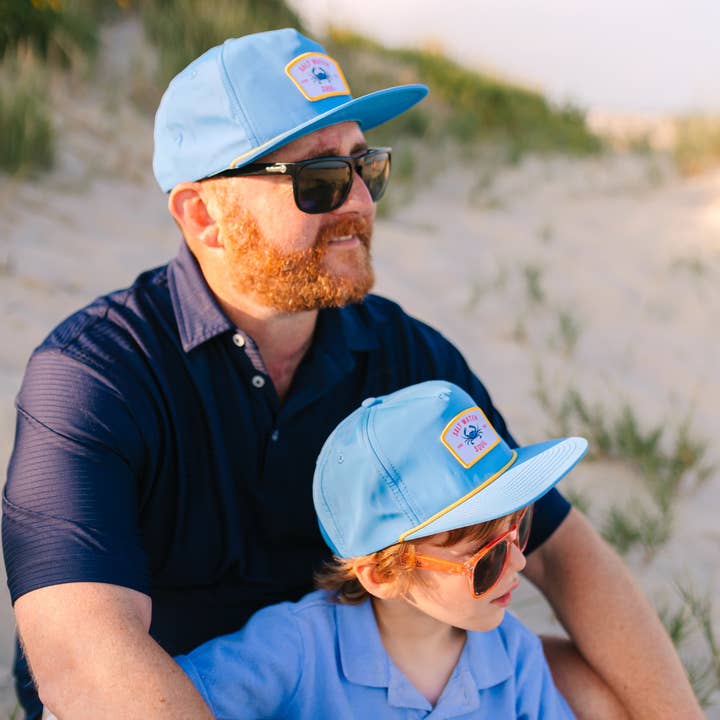 SALT WATER SOUL - Wholesale Kids Hat - Kids - Youth Crab Blue Rope Snapback Hat1