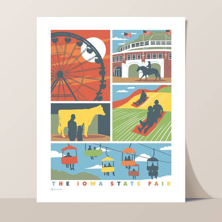 A Day at the Iowa State Fair Print for wholesale by Bozz Prints