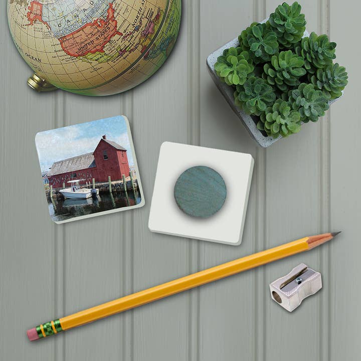 Motiv #1 Rockport, Ma Marmor Magnet for engroshandel hos PhD Design