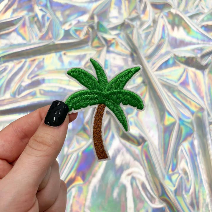The Crafty Engineer - Wholesale Patch - Palm Tree Embroidered Patch Iron-On for Hats